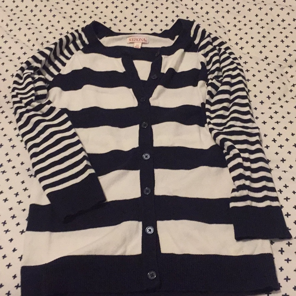 Merona 3/4-length button up cardigan